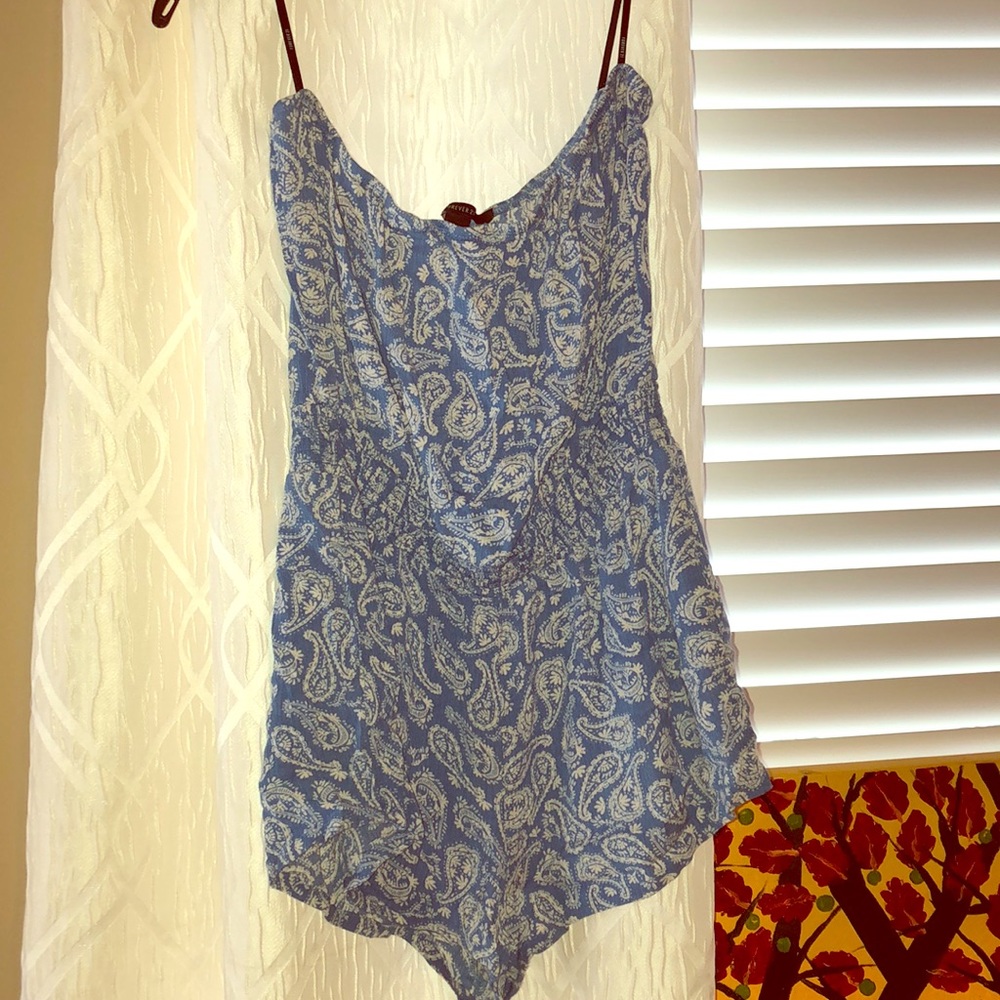 Strapless Romper